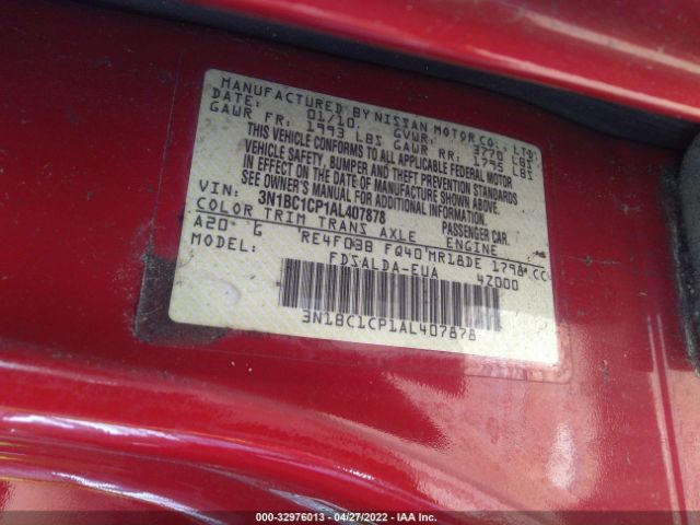 Photo 8 VIN: 3N1BC1CP1AL407878 - NISSAN VERSA 