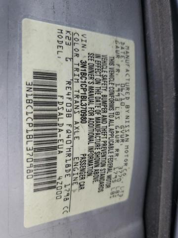 Photo 12 VIN: 3N1BC1CP1BL370980 - NISSAN VERSA 