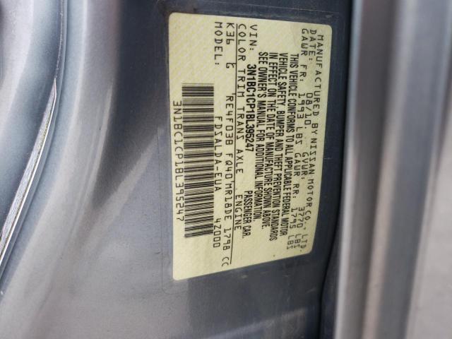 Photo 11 VIN: 3N1BC1CP1BL395247 - NISSAN VERSA 