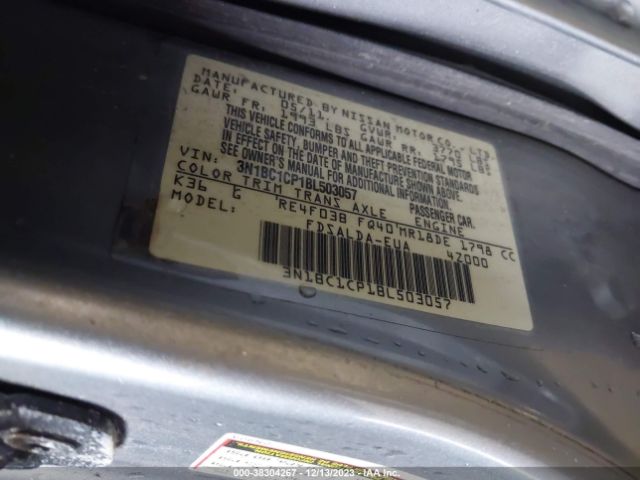 Photo 8 VIN: 3N1BC1CP1BL503057 - NISSAN VERSA 