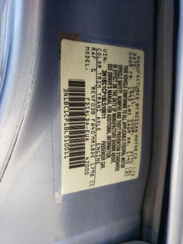 Photo 12 VIN: 3N1BC1CP1BL510011 - NISSAN VERSA 