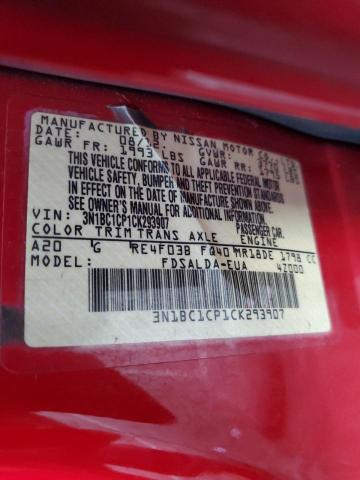 Photo 11 VIN: 3N1BC1CP1CK293907 - NISSAN VERSA 