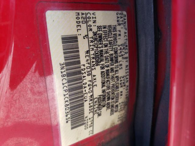 Photo 12 VIN: 3N1BC1CP1CK803656 - NISSAN VERSA 