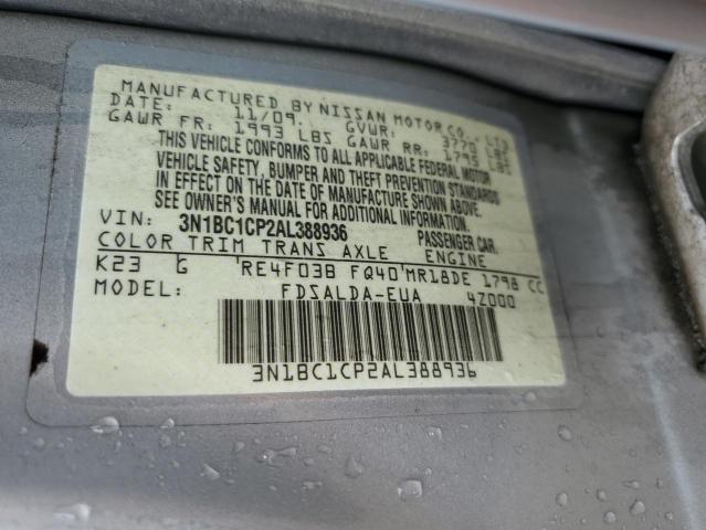 Photo 12 VIN: 3N1BC1CP2AL388936 - NISSAN VERSA 