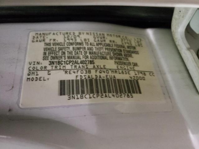 Photo 12 VIN: 3N1BC1CP2AL402785 - NISSAN VERSA S 