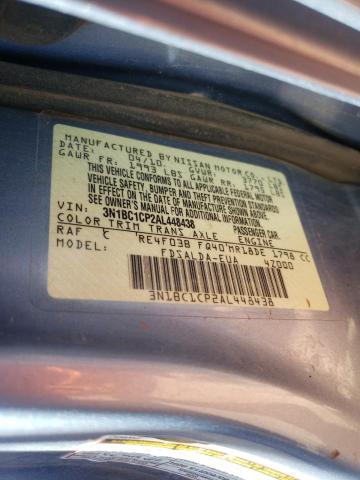 Photo 9 VIN: 3N1BC1CP2AL448438 - NISSAN VERSA S 