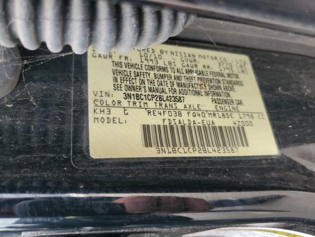 Photo 11 VIN: 3N1BC1CP2BL423587 - NISSAN VERSA 