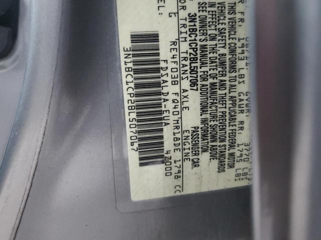 Photo 11 VIN: 3N1BC1CP2BL507067 - NISSAN VERSA S 