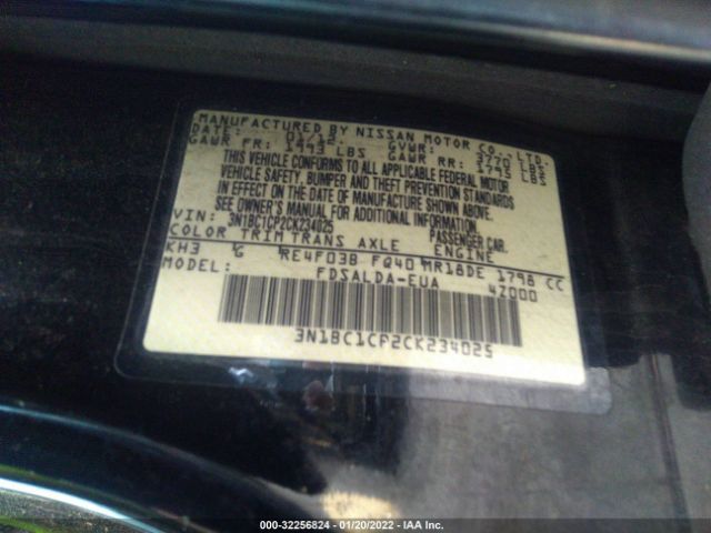 Photo 8 VIN: 3N1BC1CP2CK234025 - NISSAN VERSA 