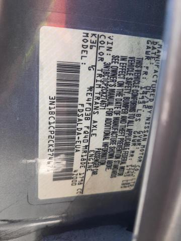 Photo 11 VIN: 3N1BC1CP2CK274671 - NISSAN VERSA S 