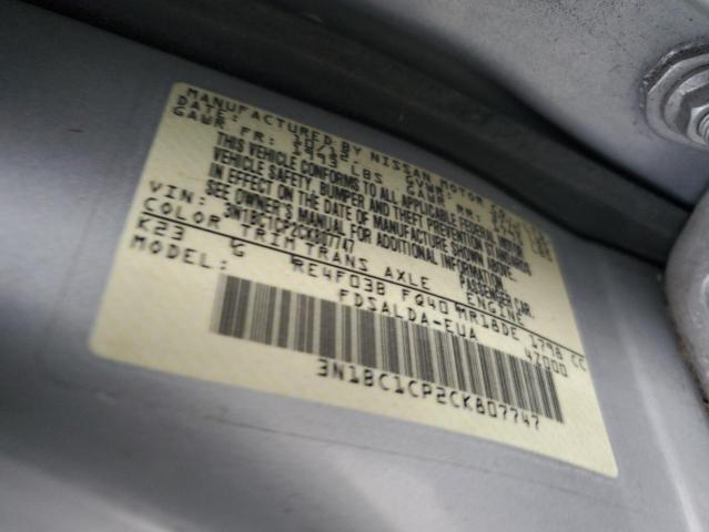 Photo 12 VIN: 3N1BC1CP2CK807747 - NISSAN VERSA 