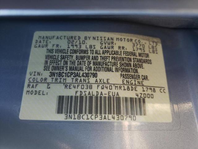 Photo 9 VIN: 3N1BC1CP3AL430790 - NISSAN VERSA S 