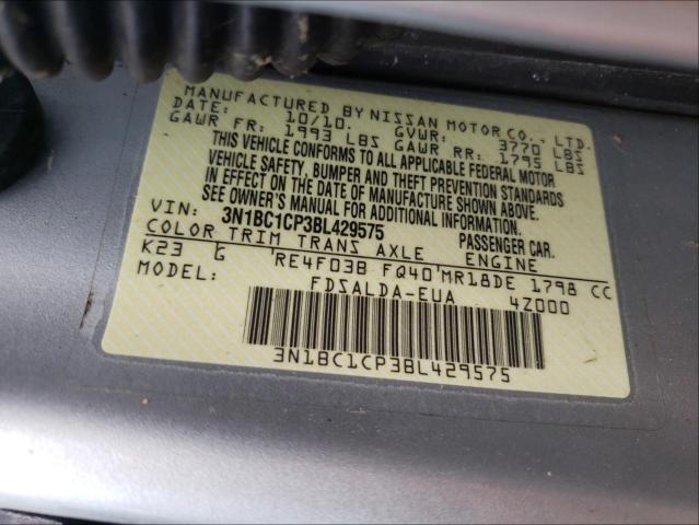 Photo 9 VIN: 3N1BC1CP3BL429575 - NISSAN VERSA S 