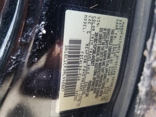 Photo 9 VIN: 3N1BC1CP3BL442827 - NISSAN VERSA S 