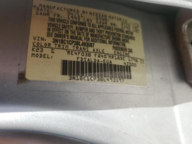 Photo 11 VIN: 3N1BC1CP3BL493597 - NISSAN VERSA 