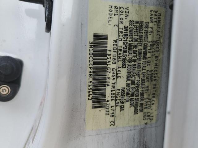 Photo 9 VIN: 3N1BC1CP3BL515663 - NISSAN VERSA S 