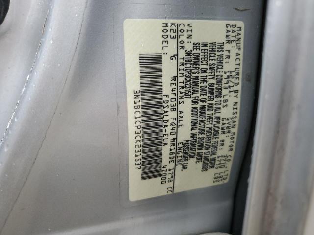 Photo 11 VIN: 3N1BC1CP3CK231537 - NISSAN VERSA 