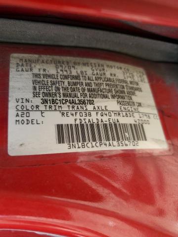 Photo 12 VIN: 3N1BC1CP4AL356702 - NISSAN VERSA 