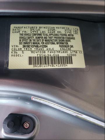 Photo 9 VIN: 3N1BC1CP4BL412204 - NISSAN VERSA S 