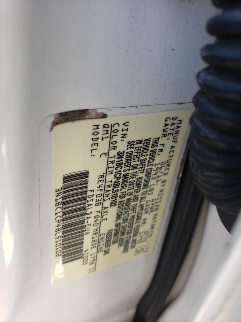 Photo 9 VIN: 3N1BC1CP4BL510102 - NISSAN VERSA S 