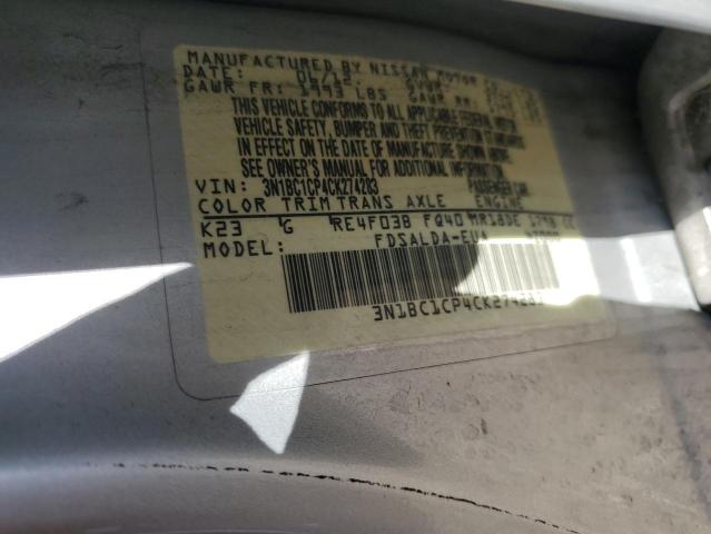 Photo 11 VIN: 3N1BC1CP4CK274283 - NISSAN VERSA 