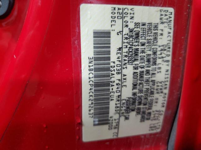 Photo 12 VIN: 3N1BC1CP4CK292637 - NISSAN VERSA S 