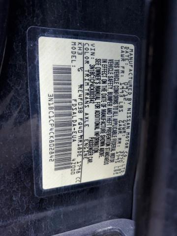 Photo 12 VIN: 3N1BC1CP4CK802842 - NISSAN VERSA 