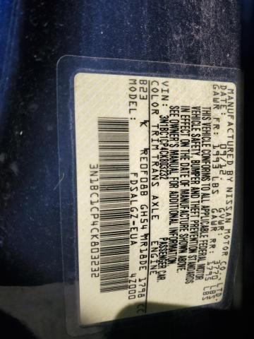 Photo 11 VIN: 3N1BC1CP4CK803232 - NISSAN VERSA S 