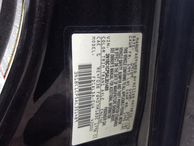 Photo 9 VIN: 3N1BC1CP5AL351489 - NISSAN VERSA S 