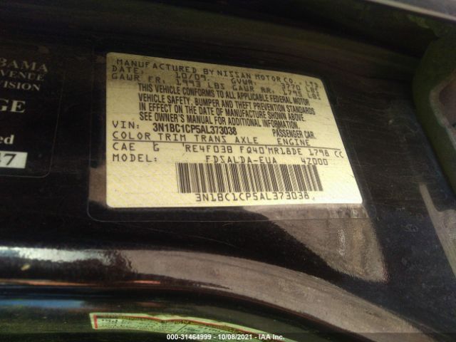 Photo 8 VIN: 3N1BC1CP5AL373038 - NISSAN VERSA 