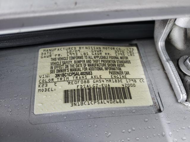 Photo 9 VIN: 3N1BC1CP5AL402683 - NISSAN VERSA S 