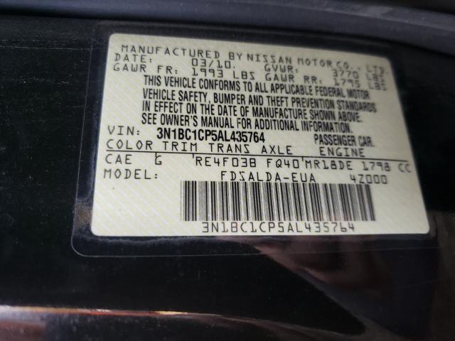 Photo 9 VIN: 3N1BC1CP5AL435764 - NISSAN VERSA S 