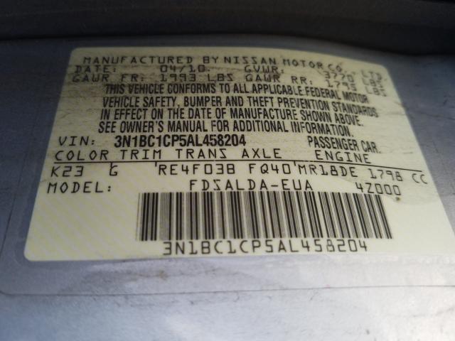 Photo 9 VIN: 3N1BC1CP5AL458204 - NISSAN VERSA S 