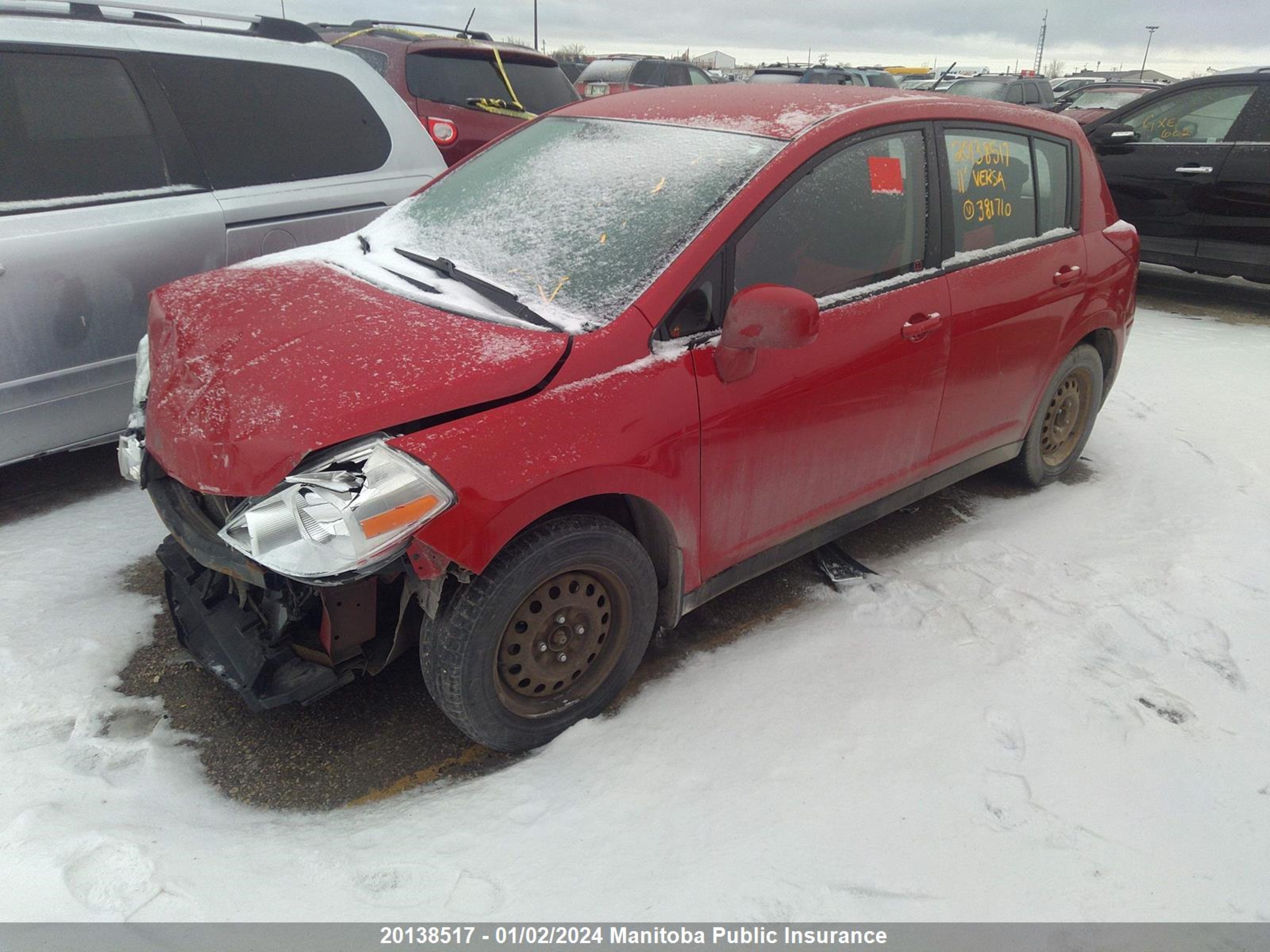 Photo 1 VIN: 3N1BC1CP5BL381710 - NISSAN VERSA 