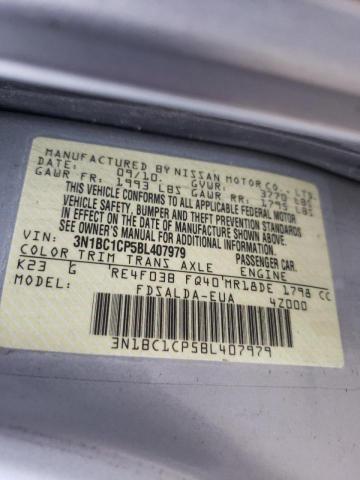 Photo 9 VIN: 3N1BC1CP5BL407979 - NISSAN VERSA BASE 