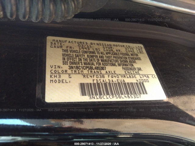 Photo 8 VIN: 3N1BC1CP5BL485307 - NISSAN VERSA 