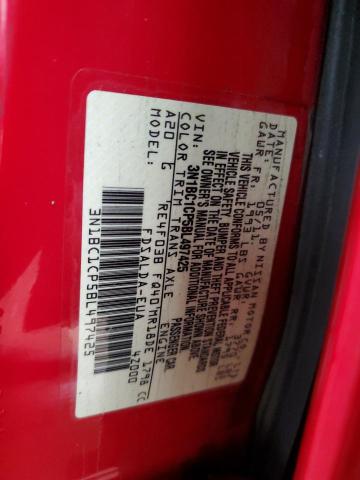 Photo 12 VIN: 3N1BC1CP5BL497425 - NISSAN VERSA 