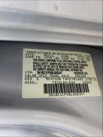 Photo 9 VIN: 3N1BC1CP5BL502347 - NISSAN VERSA S 