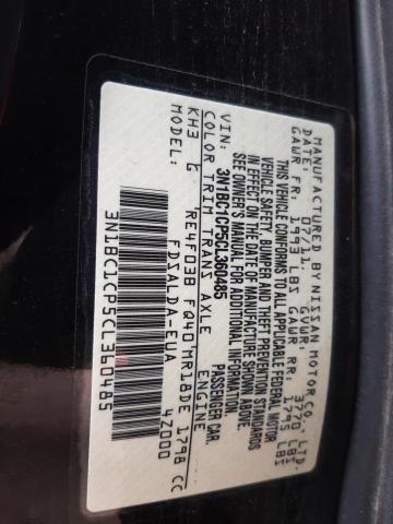 Photo 9 VIN: 3N1BC1CP5CL360485 - NISSAN VERSA S 