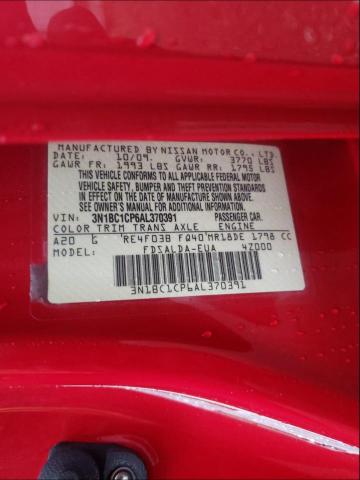 Photo 9 VIN: 3N1BC1CP6AL370391 - NISSAN VERSA S 