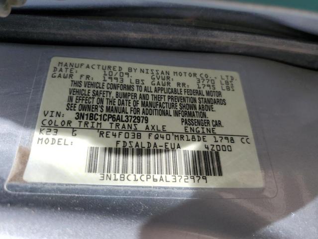 Photo 9 VIN: 3N1BC1CP6AL372979 - NISSAN VERSA S 