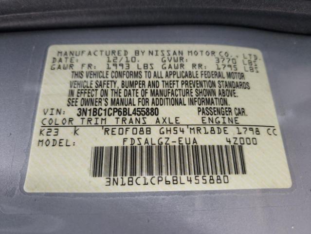 Photo 9 VIN: 3N1BC1CP6BL455880 - NISSAN VERSA S 