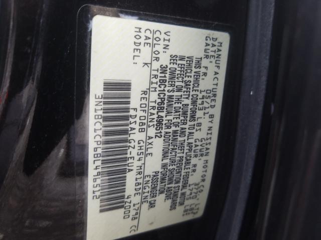 Photo 9 VIN: 3N1BC1CP6BL496512 - NISSAN VERSA S 