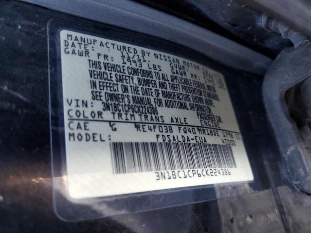 Photo 12 VIN: 3N1BC1CP6CK224386 - NISSAN VERSA S 