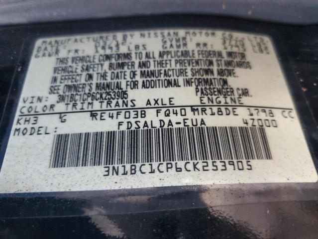 Photo 13 VIN: 3N1BC1CP6CK253905 - NISSAN VERSA S 