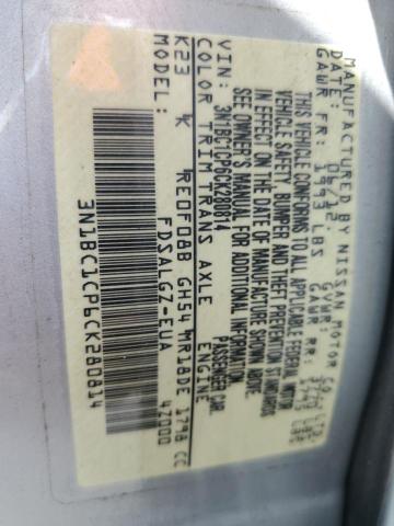 Photo 13 VIN: 3N1BC1CP6CK280814 - NISSAN VERSA S 