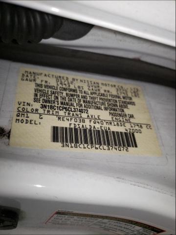 Photo 9 VIN: 3N1BC1CP6CL374072 - NISSAN VERSA S 