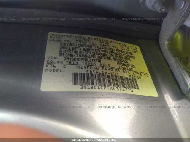 Photo 8 VIN: 3N1BC1CP7AL373770 - NISSAN VERSA 