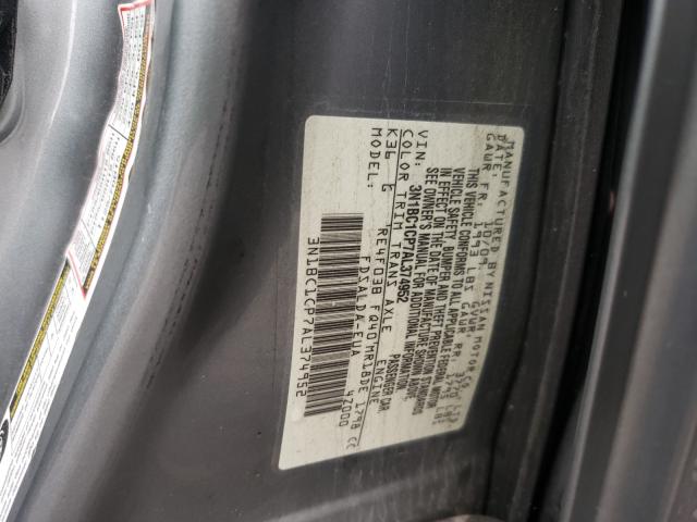 Photo 9 VIN: 3N1BC1CP7AL374952 - NISSAN VERSA S 