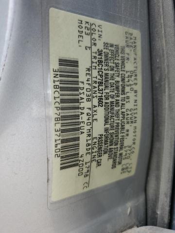 Photo 11 VIN: 3N1BC1CP7BL371602 - NISSAN VERSA S 